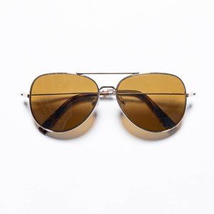 Warby Parker Raider Polished Gold Frames Wide Fit